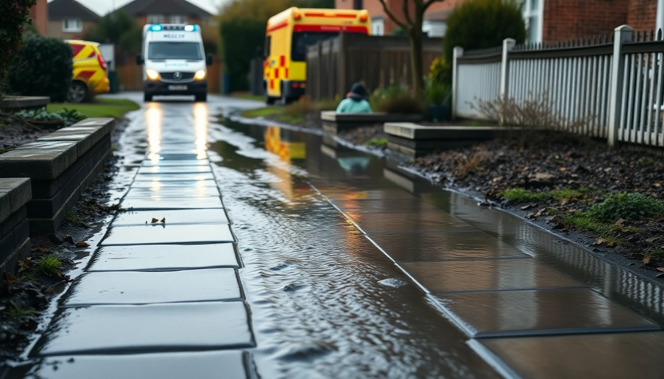 Flooding Emergency in Exeter, Devon